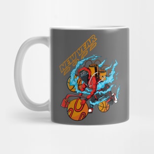 the men playing basketball Mug